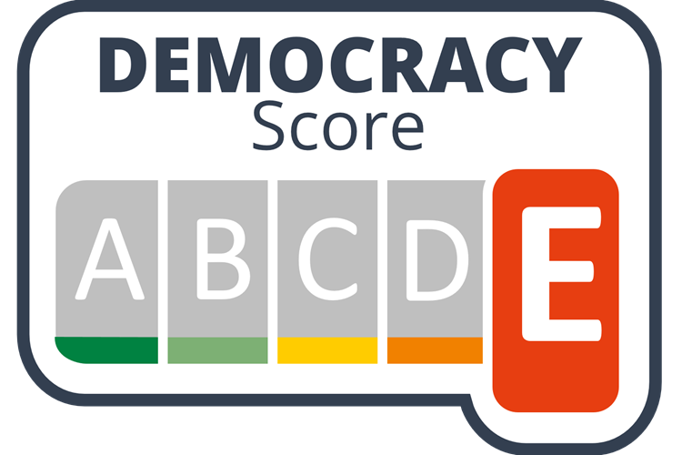 Democracy-Score E - Gefährdet die Demokratie durch Desinformation und Entwertung
