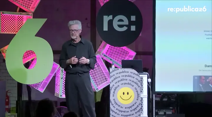 Aufzeichnung: Mirko Lange auf der re:publica 26